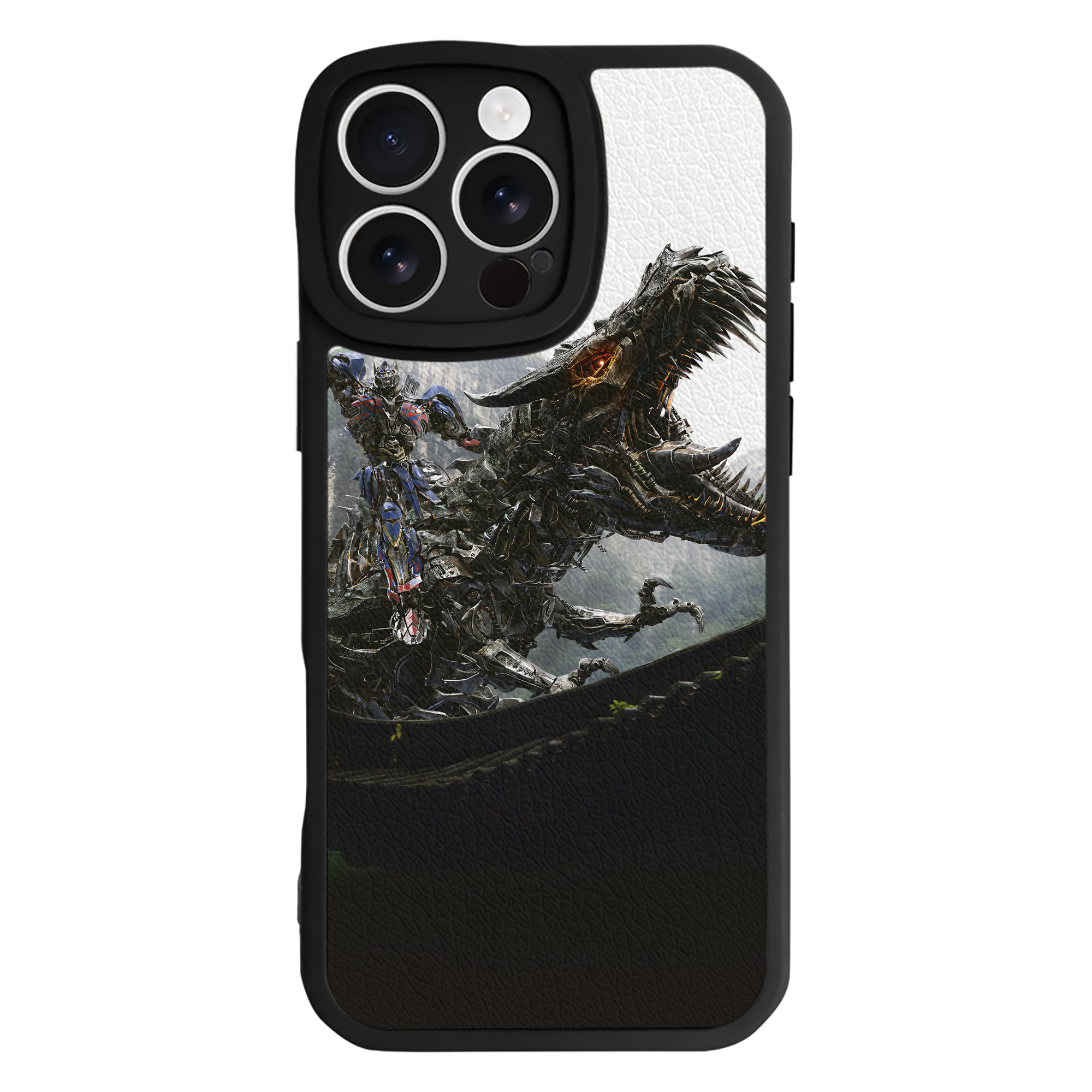 （画像用） Transformers トランスフォーマー 【iPhone 16シリーズ対応】シリコンスマホケース（レザー調） 材質：シリコン